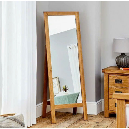 Oak : Khung Gương Gỗ Sồi Toàn Thân - H 1m6